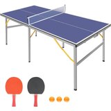 Timeless Tools Zložljiva notranja miza za namizni tenis z mrežo in nastavljivimi nogami, (5000347055) cene
