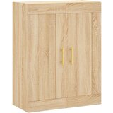vidaXL Visoka komoda sonoma hrast 69,5x34x180 cm inženirski les | Shoptok.si