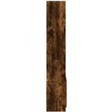 vidaXL Visoka komoda Smoked Oak 63x33x180 cm od konstruiranog drva | shoptok.hr