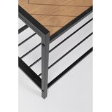 YES EVERYDAY Črn/v naravni barvi kovinski stenski obešalnik s polico 64,5 cm Haldor – | Shoptok.si
