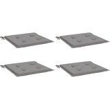  Jastuci za vrtne stolice 4 kom sivi 50 x 50 x 4 cm od tkanine | Eponuda.com