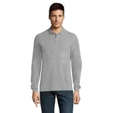 SOL'S Winter II muška polo majica sa dugim rukavima Grey melange 3XL ( 311.353.74.3XL )