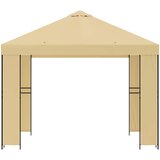 Gazebo 3 x 3 m Krem Poliester i čelik 190 gsm | Eponuda.ba