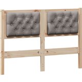 vidaXL Vzglavje Drugo Rjava in taupe 135 cm Trdna borovina, (5000108720) | Shoptok.si