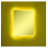 Hanah home ogledalo sa led osvetljenjem square 30x30 cm yellow | ePonuda.com
