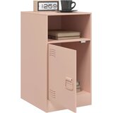  Noćni ormarići 2 kom ružičasti 34,5 x 39 x 62 cm čelični | shoptok.hr