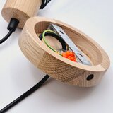  Brilagi - Luster na kablu WOODY BASKET 1xE27/60W/230V hrast | Eponuda.com