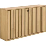 Preklopni ormarić za cipele u dekoru hrasta u prirodnoj boji 72x43x17 cm Albany –