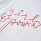  Dječja majica s volanima na rukavima prljavo bijela boja 116 | shoptok.hr