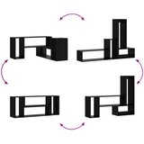 TV ormar 100 x 30 x 50 cm Crni hrast Konstruirano drvo | Eponuda.com