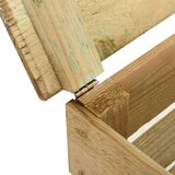 vidaXL Vrtni kompostnik iz letvic 2 kosa 80x50x100 cm borovina | Shoptok.si