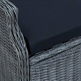  5-dijelni vrtni blagovaonski set tamnosivi | shoptok.hr