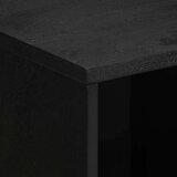  Komoda crna 80x33x75 cm od konstruiranog drva | shoptok.hr