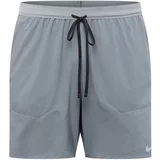 Nike Sportske hlače kameno siva / bijela