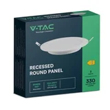 Led Panel Ugradni Krug 3W 6500K V-tac