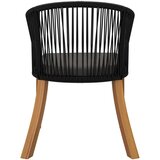 Bessagi Garden Vrtni Set Alina, Črna, Barva Akacije, 7-Delno | Shoptok.si