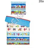 Posteljnina set 2 elementa za posteljo 180x80 cm vzorec-20a