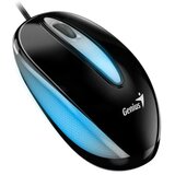 Genius miš DX-Mini USB LED black, 1000 DPI, 1.5m, 3 tipke, optički | Eponuda.ba