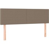 S oprugama i madracem smeđesivi 140 x 190 cm od tkanine | shoptok.hr