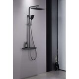 Inter Ceramic Usponski tuš majestic 1f+rucica 3f+slavina termostat verneth gun grey Cene