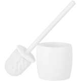 Venus Flakoni Garnitura z WC ščetko (Polirezin, Bela) | Shoptok.si