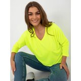 RELEVANCE Blouse-RV-BZ-7663.05-fluo yellow | Shoptok.si