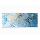 Oyo Concept Modra pralna preproga 80x150 cm Blue Waves – Cene