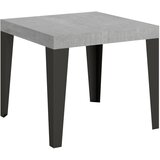 Itamoby   Flame (90x90/246 cm) - siva, barva nog: antracit - raztegljiva jedilna miza, (20841999) Cene