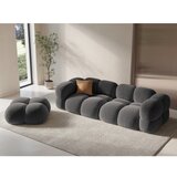 Cosmopolitan Design Siva žametna sedežna garnitura 250 cm Loretto – | Shoptok.si