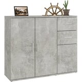  Komoda siva boja betona 91x29,5x75 cm od konstruiranog drva | Eponuda.ba