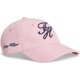 Tommy Hilfiger Kape s šiltom Th Script Soft 6 Panel Cap Rožnata Cene