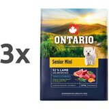 Ontario Senior Mini - jagnjetina in rjavi riž 3 x 2,25 kg | Shoptok.si