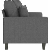  Dvosjed od tkanine tamnosivi 140 cm Siva | shoptok.hr