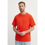 United Colors Of Benetton Bombažna kratka majica moški, oranžna barva