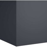  Vrtna saksija Antracit 40 x 40 x 60 cm Čelična vrata | shoptok.hr