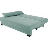 P & B BOXSPRING ZOFA, metino zelena tekstil, leseni material | Shoptok.si