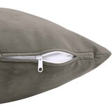  Presvlaka za jastuk 2 pcs HEERLEN Svjetlosiva 40 x 40 cm Baršun | shoptok.hr