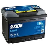 Exide akumulator Excell, 74AH, D, 680A, EB740 | Shoptok.si