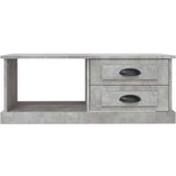 vidaXL Klubska mizica betonsko siva 90x50x35 cm inženirski les | Shoptok.si