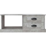vidaXL Stolić za kavu boja betona 90x50x35 cm konstruirano drvo | shoptok.hr