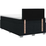  Boxspring krevet s madracem Crna 120 x 200 cm Tkanina | shoptok.hr