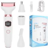 INF 4-v-1 ženski električni brivnik – neboleče odstranjevanje dlak za obraz, telo, nos in obrvi White, (5000287136) | Shoptok.si