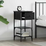  Noćni ormar s ladicama 2 pcs Crni hrast 33.5 x 36 x 70 cm | Eponuda.com