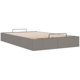  Otomanski okvir kreveta bez madraca smeđesivi 120x200cm tkanine | shoptok.hr