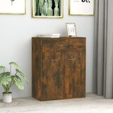 vidaXL Komoda dimljeni hrast 60x30x75 cm inženirski les Cene