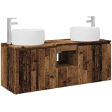  Set ormarića za kupaonicu 3 kom. Staro drvo 49,5 x 44,5 x 66 cm | shoptok.hr