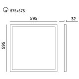  LED ugradni panel DAVRO LED/40W/230V 4000K UGR | Eponuda.com