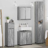  Set namještaja za kupaonicu 4 pcs Siva Sonoma Konstruirano drvo | shoptok.hr