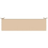  Jastučić za klupu SOEST 100% poliester Krem 160 x 40 x 8 cm Slike