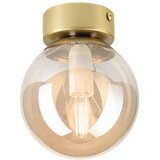  Stropna svetiljka ELIAS 1xE14/5W/230V Ø 13 cm zlatna/dimljeno bež | Eponuda.com